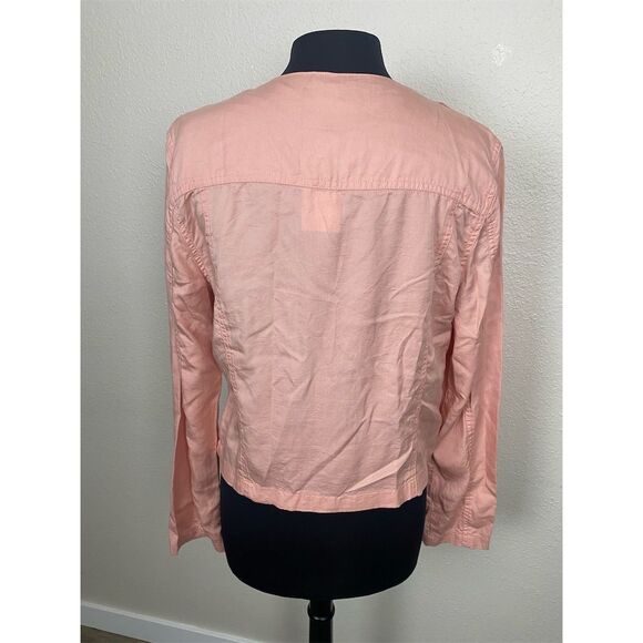 Sanctuary Anthropologie Moto Jacket Size L Blush Pink Zip Casual NWT 2011 - Picture 7 of 13
